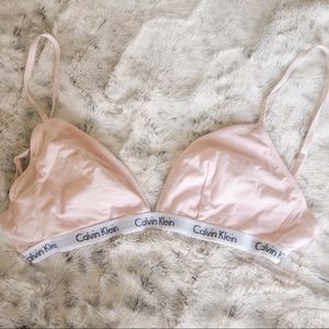 Calvin Klein Triangle Bralette NWO Tags